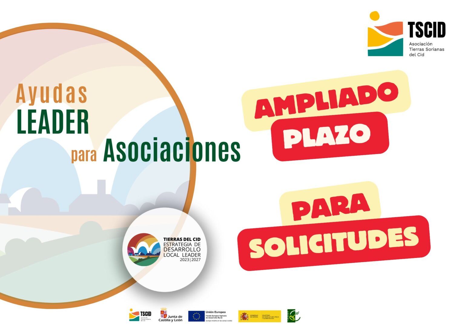 Ampliado el plazo para solicitar ayudas LEADER para Asociaciones