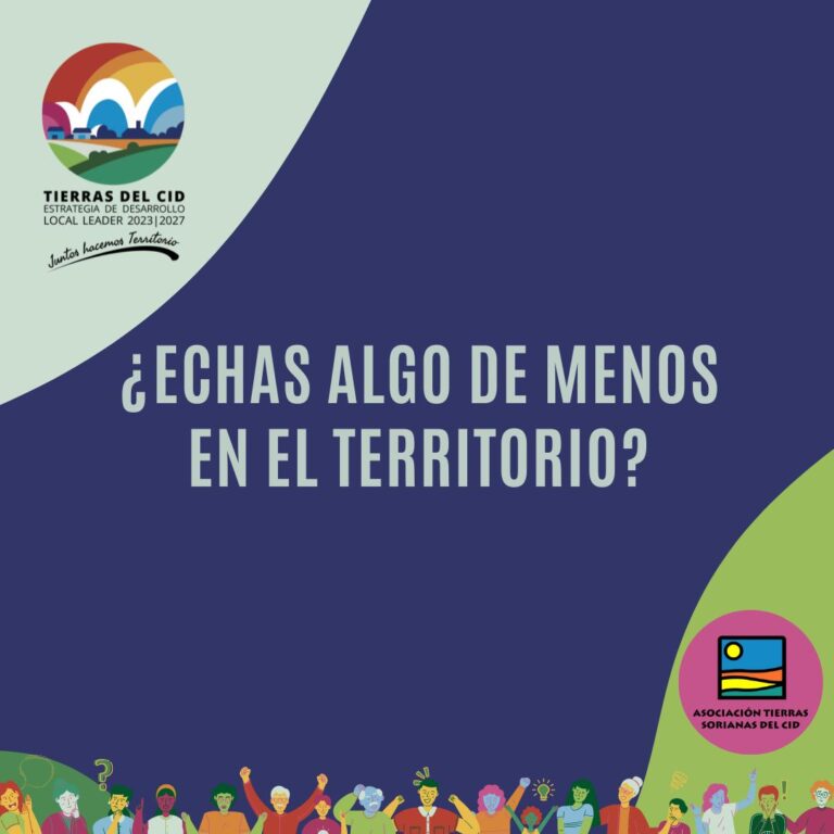 ¿Qué echas de menos en tu territorio?